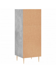 Credenza Grigio Cemento 34,5x32,5x90 cm in Legno Multistrato