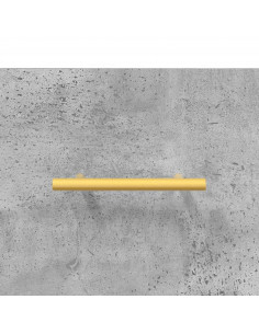 Credenza Grigio Cemento 34,5x34x180 cm in Legno Multistrato