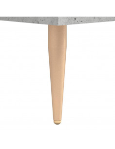 Credenza Grigio Cemento 34,5x34x180 cm in Legno Multistrato