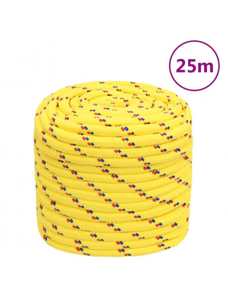 Corda Nautica Gialla 18 mm 25 m in Polipropilene
