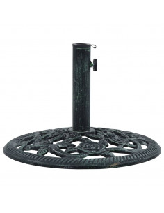 Base Ombrellone Verde 9 kg 40 cm in Ghisa 2