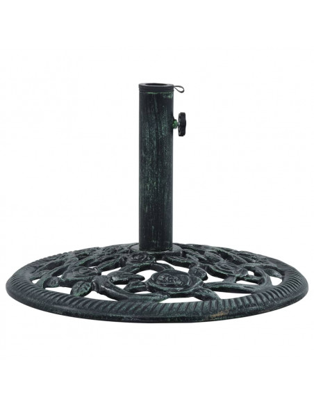 Base Ombrellone Verde 9 kg 40 cm in Ghisa