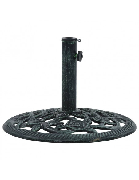 Base Ombrellone Verde 9 kg 40 cm in Ghisa