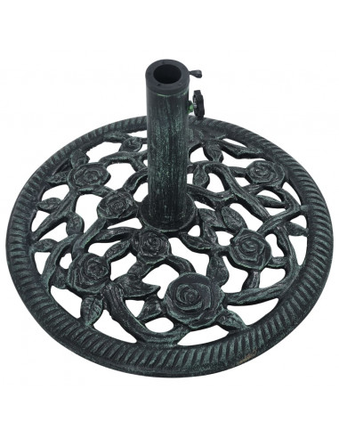 Base Ombrellone Verde 9 kg 40 cm in Ghisa
