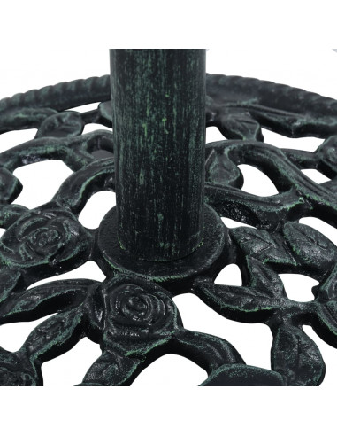 Base Ombrellone Verde 9 kg 40 cm in Ghisa