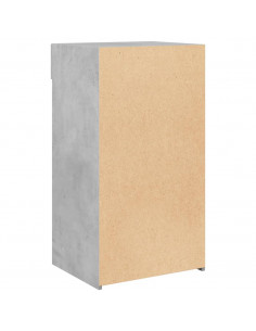 Credenza Grigio Cemento 50x42,5x93 cm in Legno Multistrato