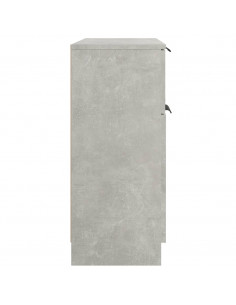 Credenza Grigio Cemento 60x30x70 cm in Legno Multistrato