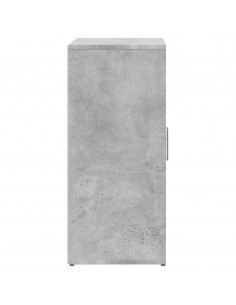 Credenza Grigio Cemento 60x31x70 cm in Legno Multistrato