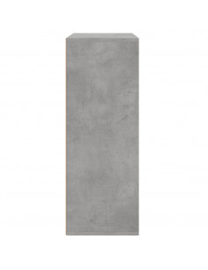 Credenza Grigio Cemento 60x31x84 cm in Legno Multistrato