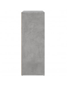 Credenza Grigio Cemento 60x31x84 cm in Legno Multistrato