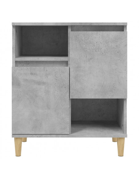 Credenza Grigio Cemento 60x35x70 cm in Legno Multistrato