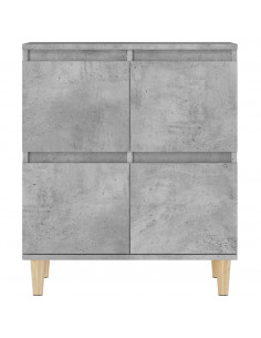 Credenza Grigio Cemento 60x35x70 cm in Legno Multistrato