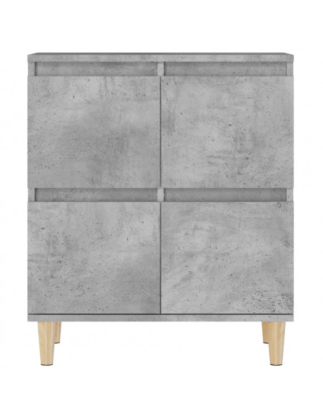 Credenza Grigio Cemento 60x35x70 cm in Legno Multistrato