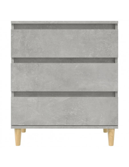 Credenza Grigio Cemento 60x35x70 cm in Legno Multistrato