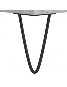 Credenza Grigio Cemento 69,5x31x115 cm in Legno Multistrato