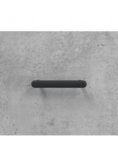 Credenza Grigio Cemento 69,5x34x180 cm in Legno Multistrato