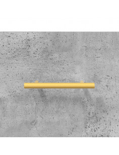 Credenza Grigio Cemento 69,5x34x180 cm in Legno Multistrato