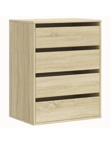 Cassettiera Angolare Rovere Sonoma 60x41x76cm Legno Multistrato