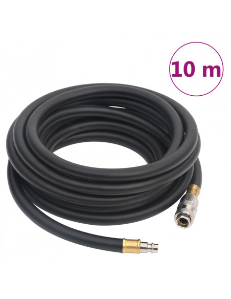 Tubo Aria Ibrido Nero 0,6" 10 m in Gomma e PVC