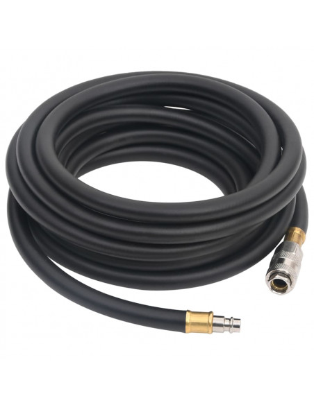 Tubo Aria Ibrido Nero 0,6" 10 m in Gomma e PVC