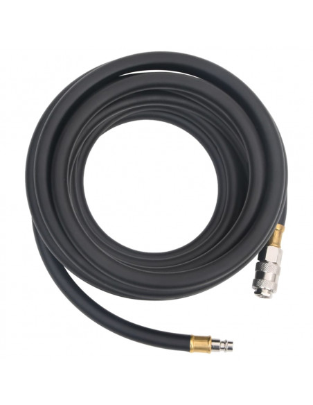 Tubo Aria Ibrido Nero 0,6" 10 m in Gomma e PVC