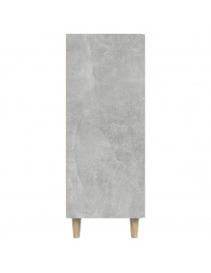 Credenza Grigio Cemento 69,5x34x90 cm in Legno Multistrato