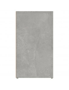 Credenza Grigio Cemento 80x30x54 cm in Legno Multistrato