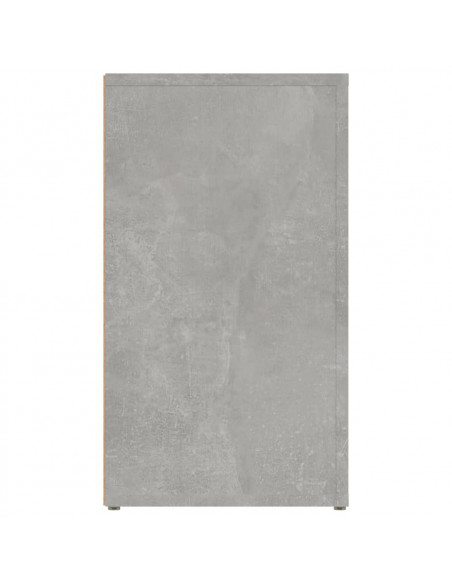 Credenza Grigio Cemento 80x30x54 cm in Legno Multistrato