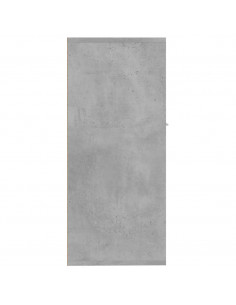 Credenza Grigio Cemento 88x30x70 cm in Legno Multistrato