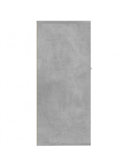 Credenza Grigio Cemento 88x30x70 cm in Legno Multistrato