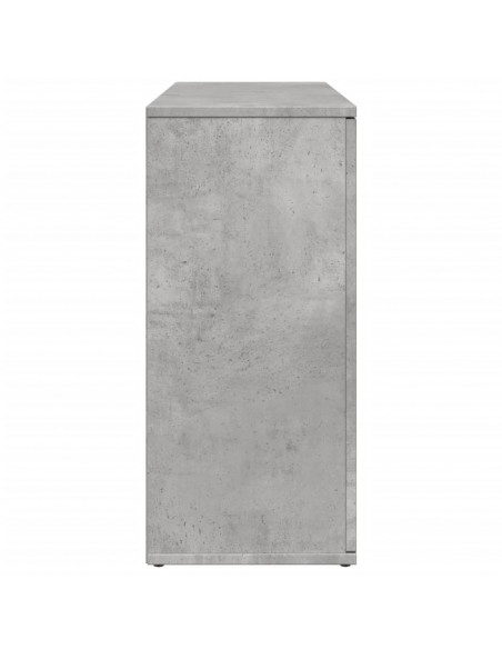Credenza Grigio Cemento 90,5x29,5x65 cm in Truciolato