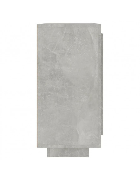Credenza Grigio Cemento 92x35x75 cm in Legno Multistrato