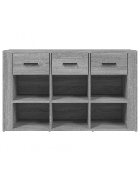 Credenza Grigio Sonoma 100x30x59,5 cm in Legno Multistrato