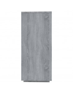Credenza Grigio Sonoma 120x30x75 cm in Truciolato