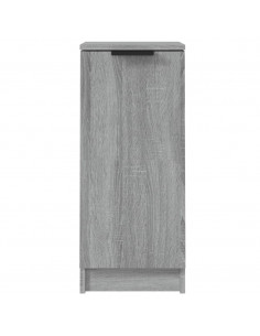 Credenza Grigio Sonoma 30x30x70 cm in Legno Multistrato