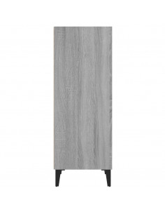 Credenza Grigio Sonoma 34,5x32,5x90 cm in Legno Multistrato