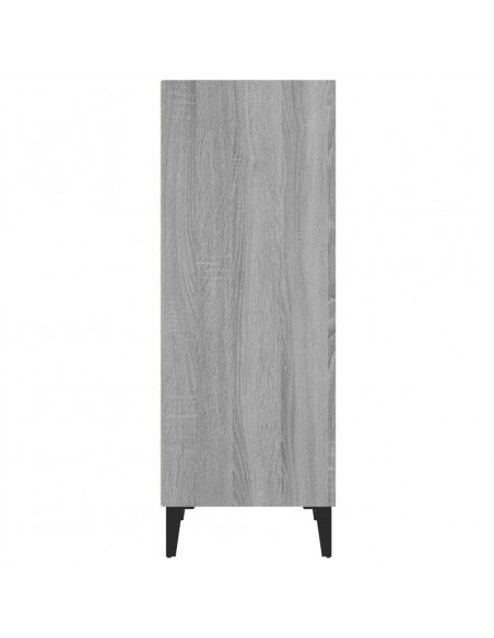 Credenza Grigio Sonoma 34,5x32,5x90 cm in Legno Multistrato