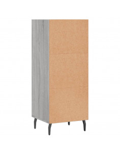 Credenza Grigio Sonoma 34,5x32,5x90 cm in Legno Multistrato