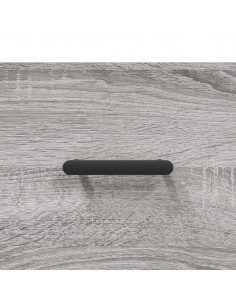 Credenza Grigio Sonoma 34,5x34x180 cm in Legno Multistrato