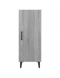 Credenza Grigio Sonoma 34,5x34x90 cm in Legno Multistrato
