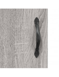 Credenza Grigio Sonoma 34,5x34x90 cm in Legno Multistrato