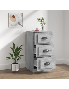 Credenza Grigio Sonoma 36x35,5x67,5 cm in Legno Multistrato