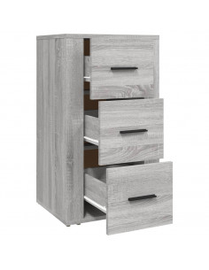 Credenza Grigio Sonoma 40x33x70 cm in Legno Multistrato