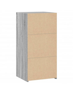 Credenza Grigio Sonoma 45x41x93 cm in Legno Multistrato