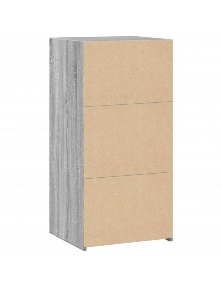 Credenza Grigio Sonoma 45x41x93 cm in Legno Multistrato