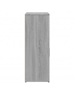 Credenza Grigio Sonoma 60x30x84 cm in Legno Multistrato