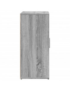 Credenza Grigio Sonoma 60x31x70cm in Legno Multistrato