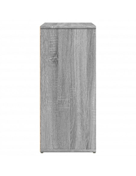 Credenza Grigio Sonoma 60x31x70cm in Legno Multistrato