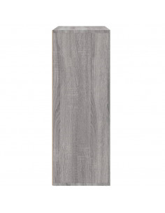 Credenza Grigio Sonoma 60x31x84 cm in Legno Multistrato