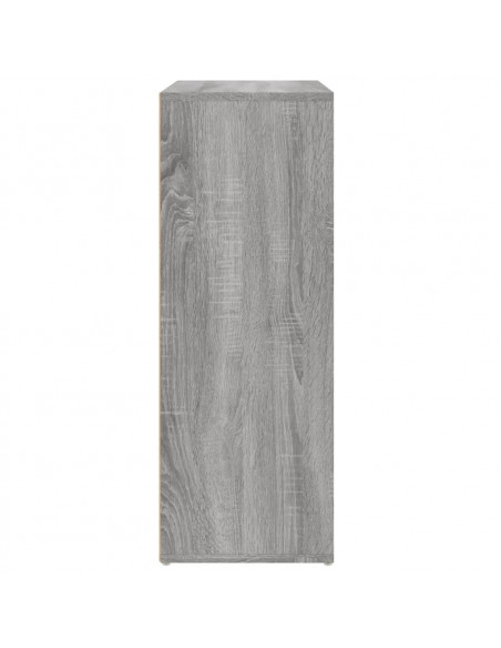Credenza Grigio Sonoma 60x31x84 cm in Legno Multistrato